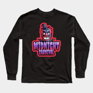 Midnight Carnival Killer Clown Long Sleeve T-Shirt